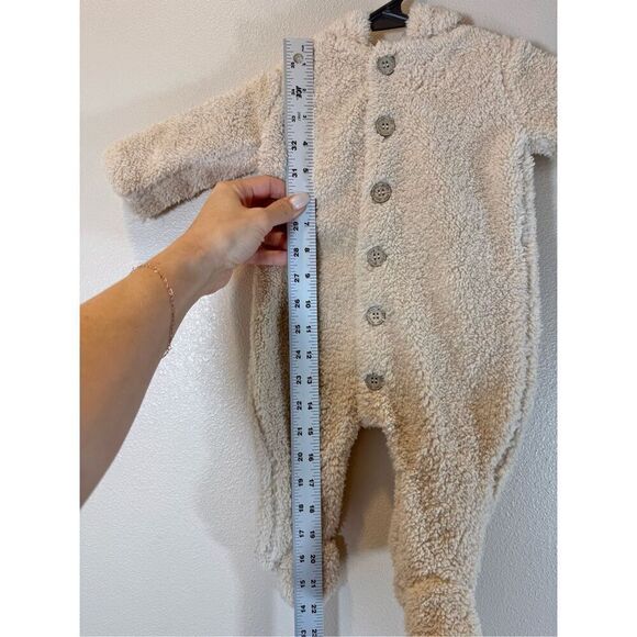 Rylee + Cru Outerwear Collection Infant Baby Teddy Footed One Piece 0-3 Months - Picture 6 of 10